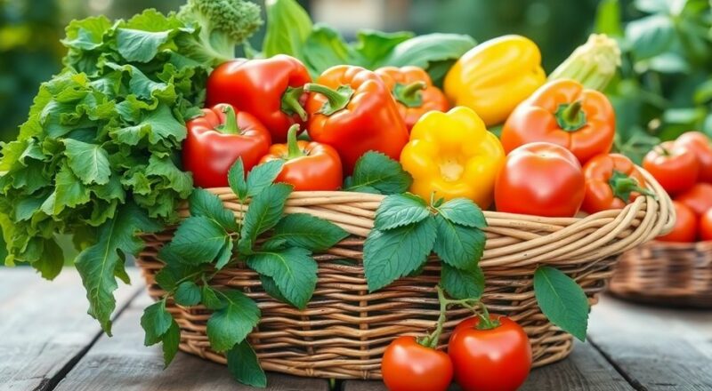 Panier bio, légumes frais, livraison domicile