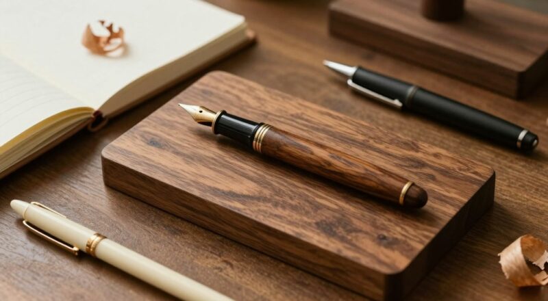 Stylo plume, bille ou roller en bois : quelles différences ?